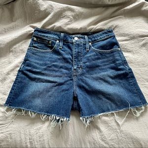 Madewell Curvy High Rise Denim Shorts